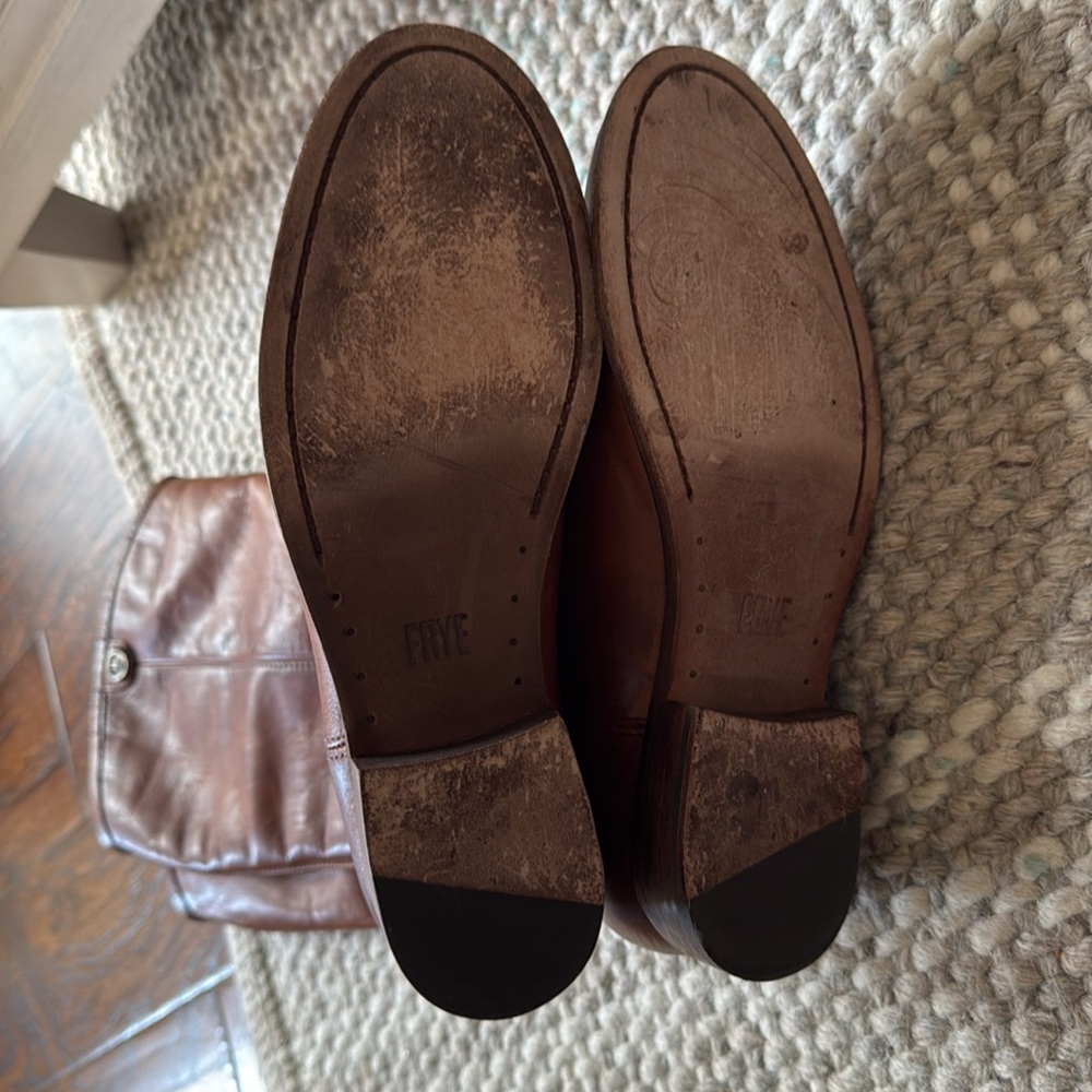 Frye Melissa Congac leather boots, size 7 - Picture 12 of 14